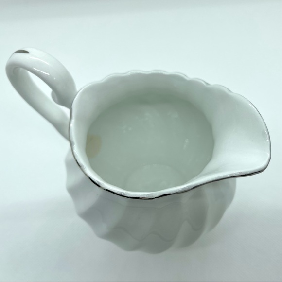 Johnson Brothers Silver Trimmed Creamer - Picture 4 of 5